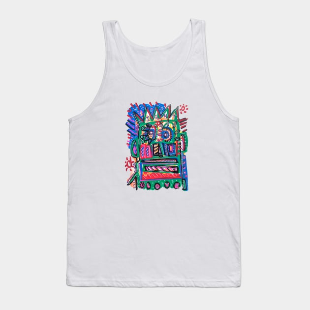 FACE LOVE Tank Top by Angel Rivas